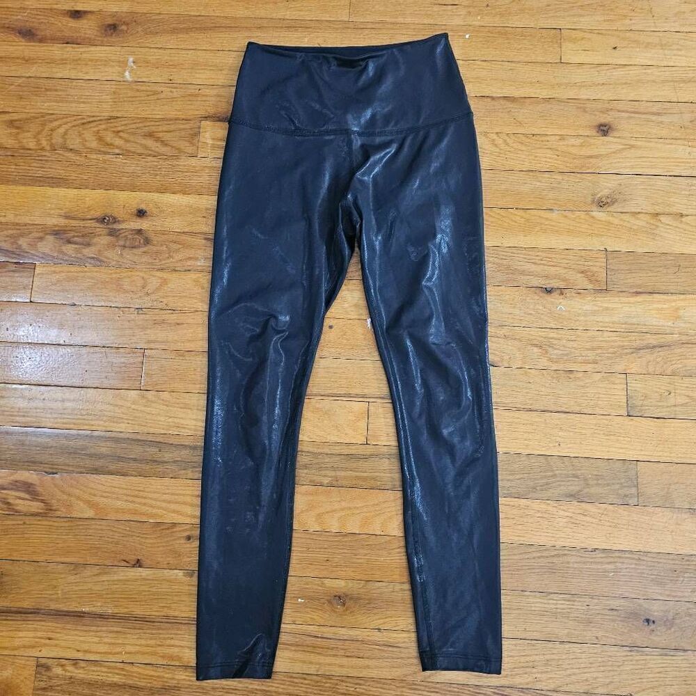 Beyond Yoga Leatherette High Waisted Midi Leggings Small